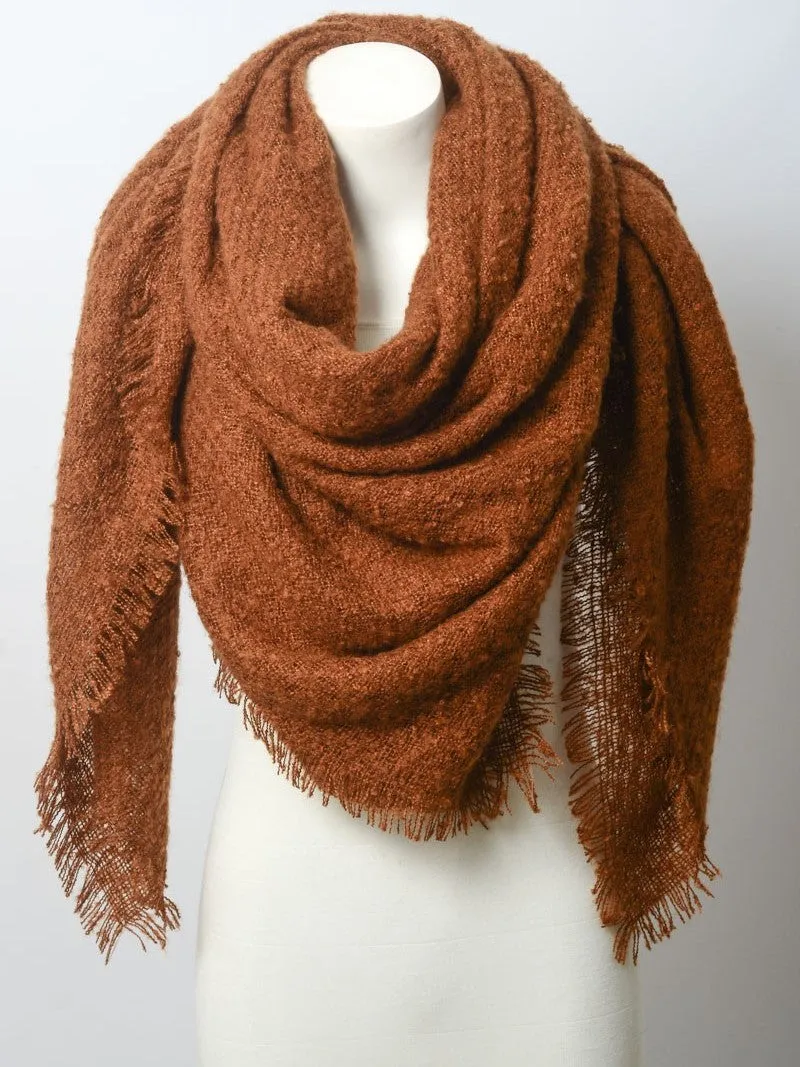 27 Mohair Blanket Scarf