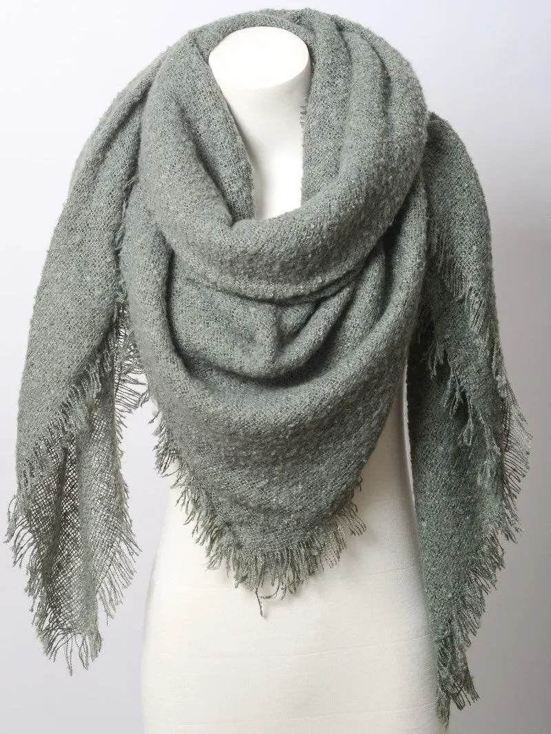 27 Mohair Blanket Scarf