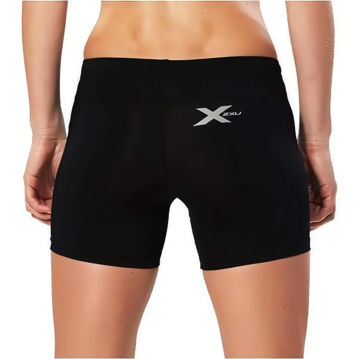 2XU Elite Compression Womens Short Running Tights - Black