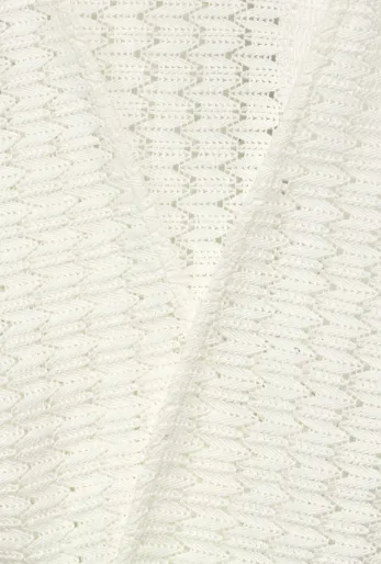 321482- Crochet Cardigan- Off White- Street One