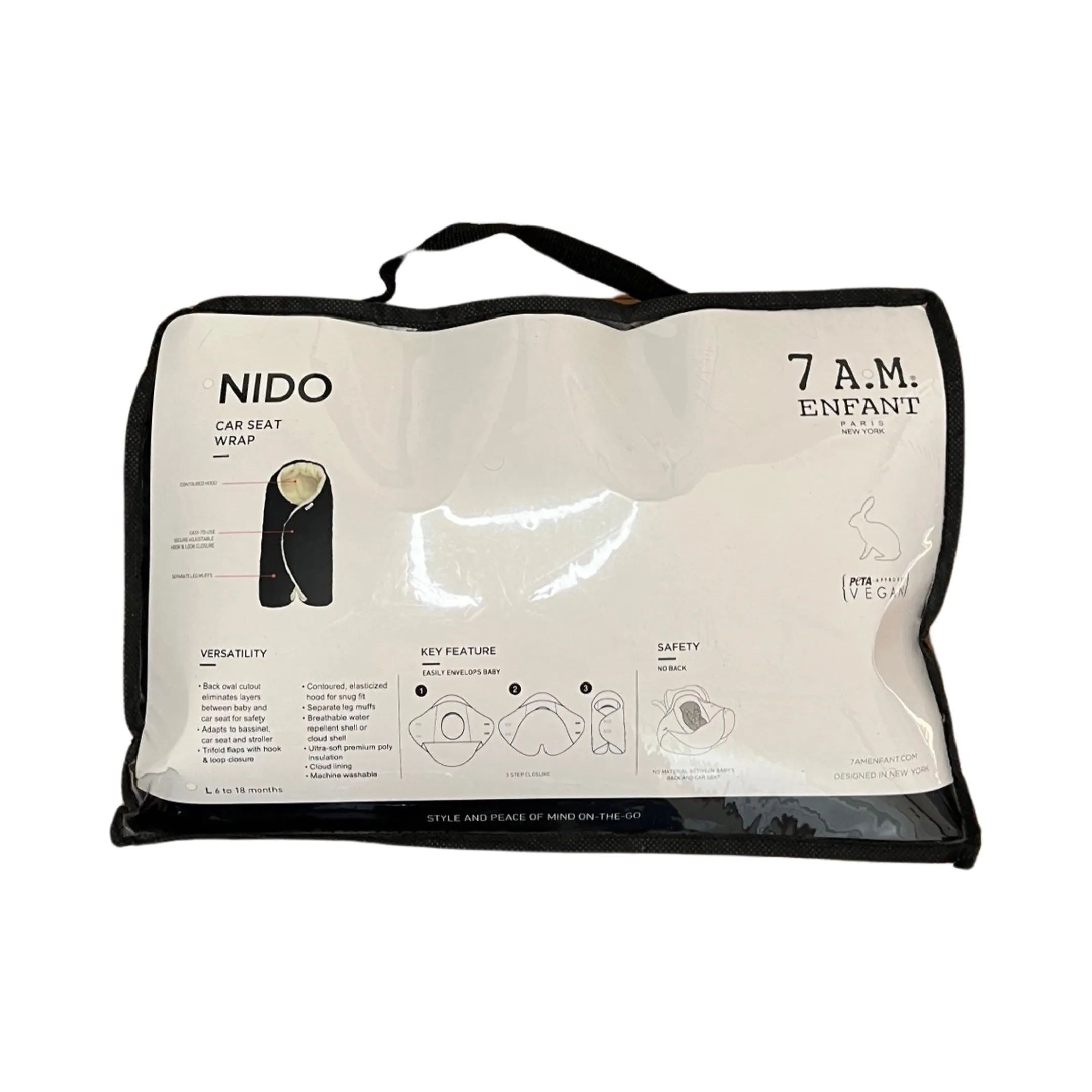 7 A.M. Nido Car Seat Wrap