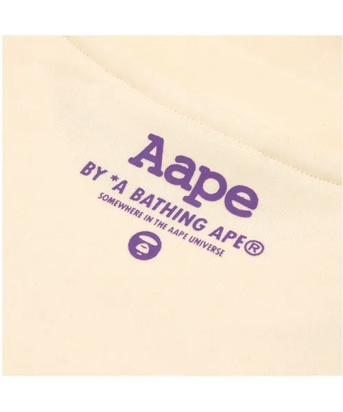 A BATHING APE  |Crew Neck Blended Fabrics Street Style Long Sleeves Cotton