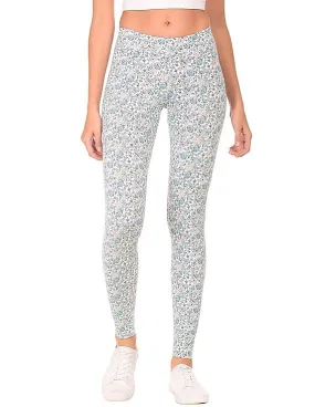 Aeropostale Floral Print Cotton Spandex Leggings