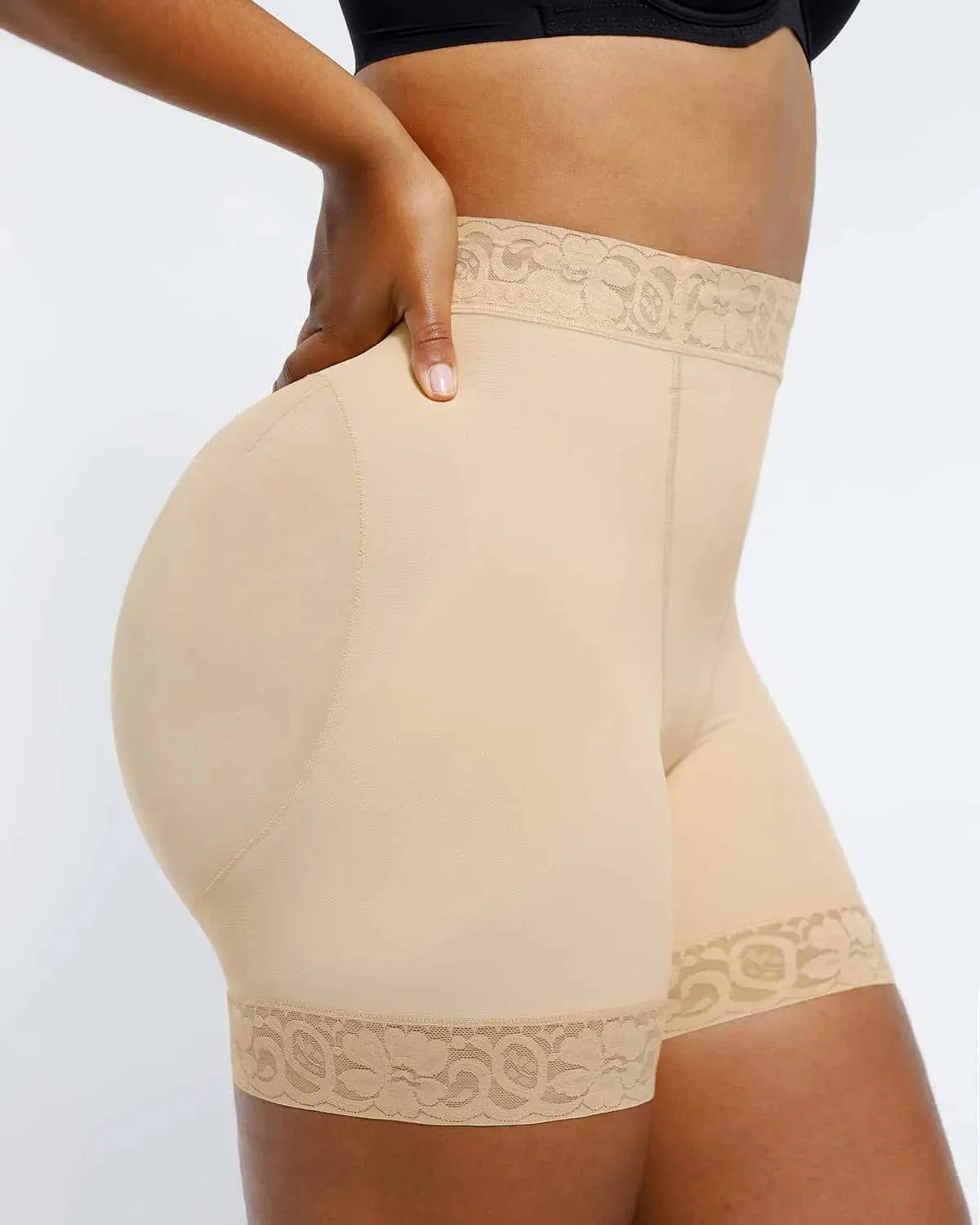 AirSlim Mid-Rise Lace Butt-Lifting Shorts