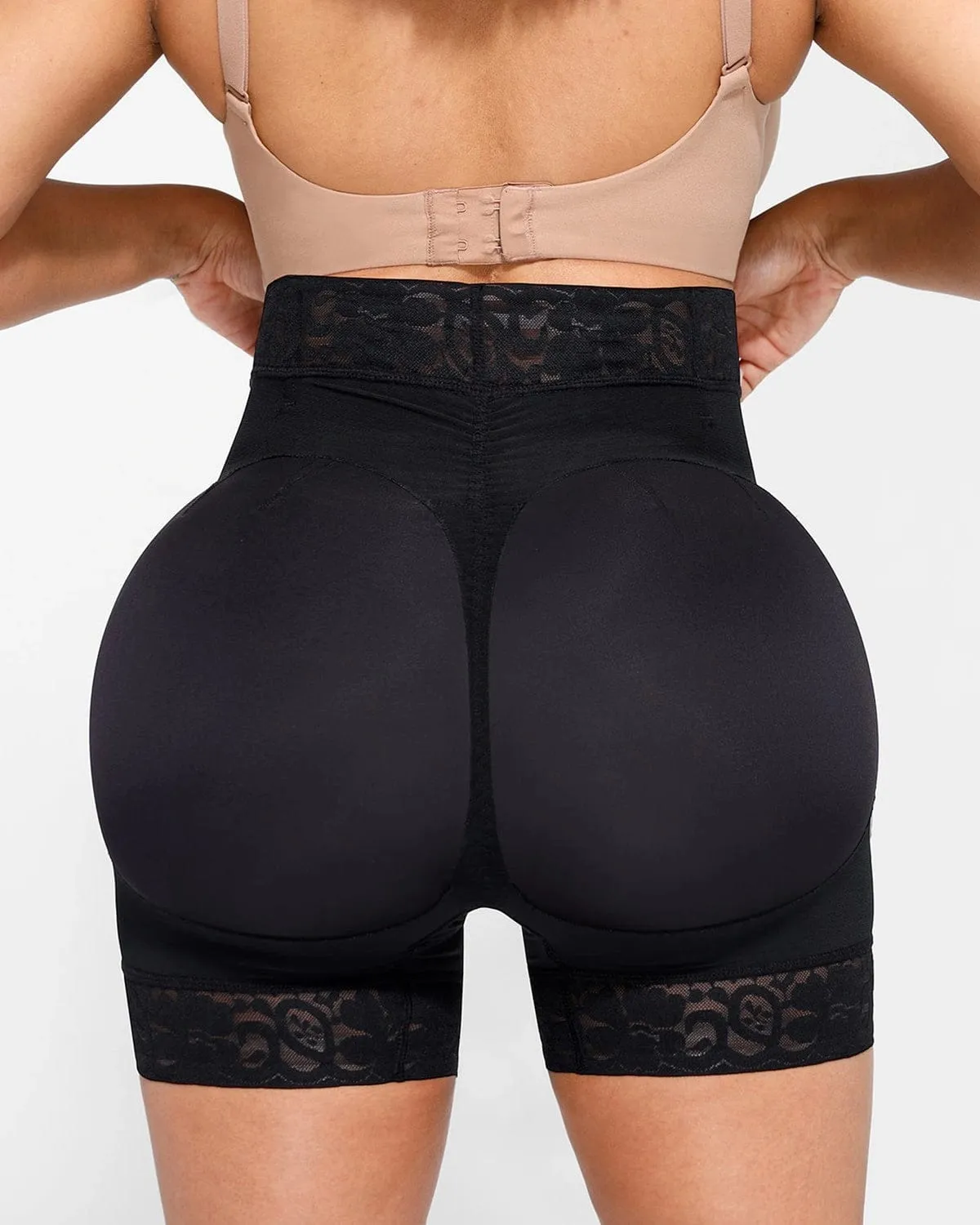 AirSlim Mid-Rise Lace Butt-Lifting Shorts