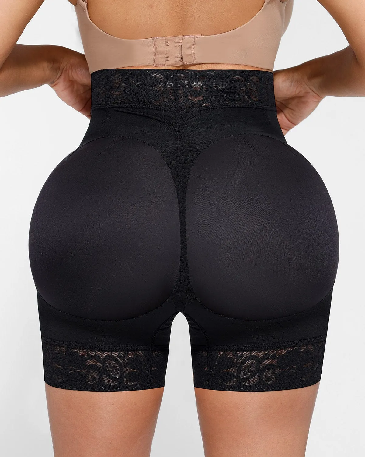 AirSlim Mid-Rise Lace Butt-Lifting Shorts