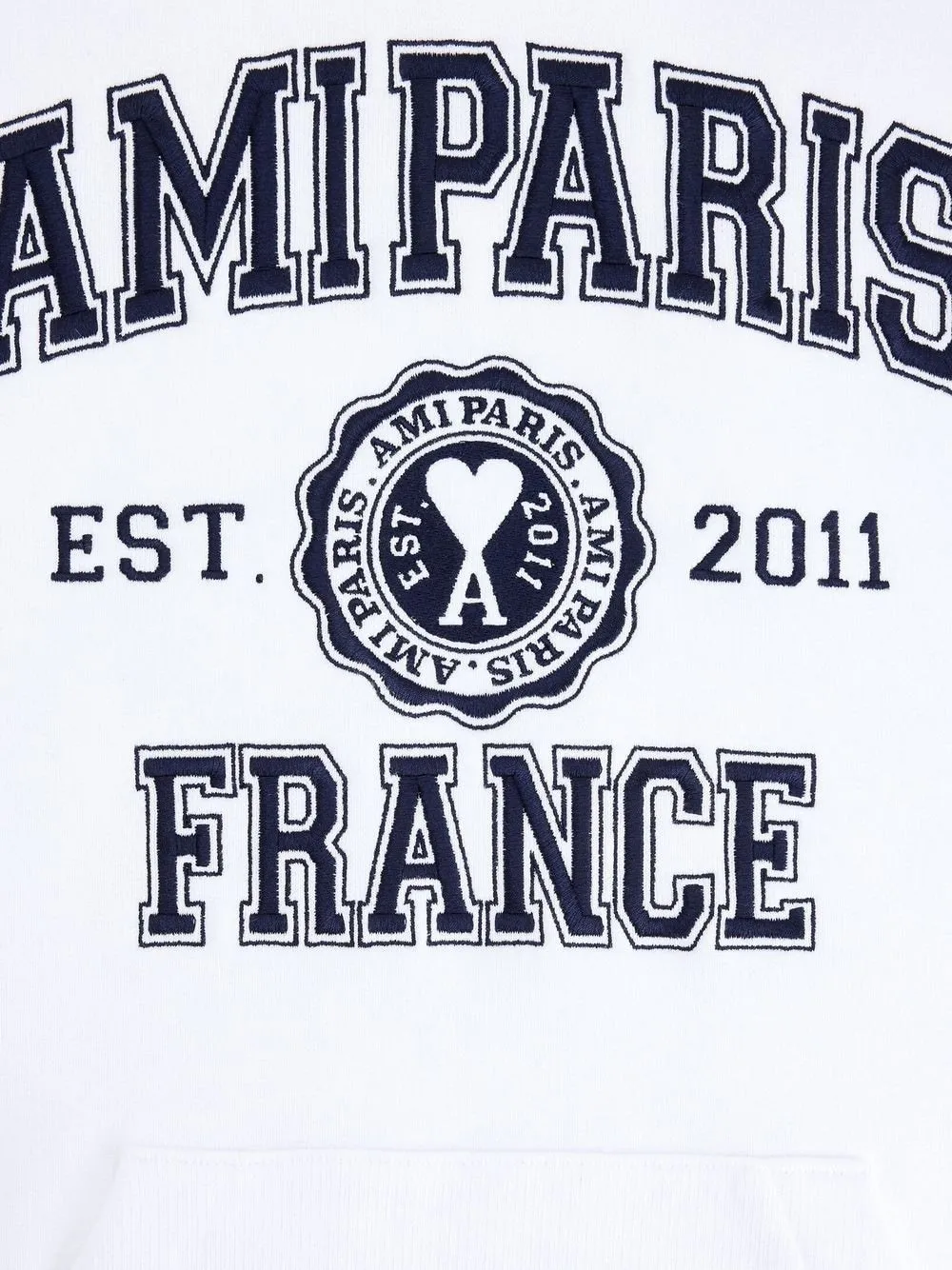 AMI PARIS  |Heart Street Style Long Sleeves Plain Cotton Logo