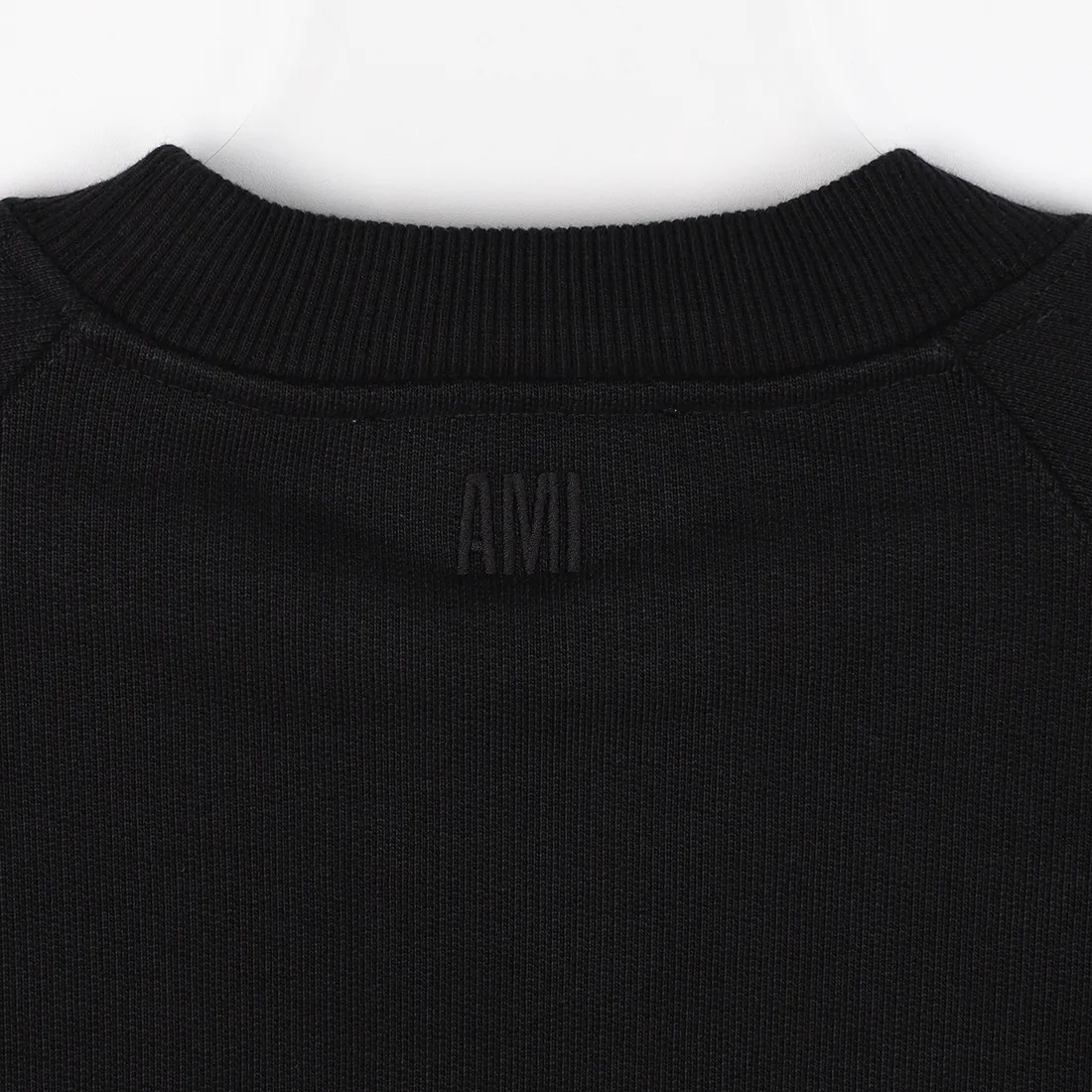 AMI PARIS  |Unisex Street Style U-Neck Long Sleeves Logo