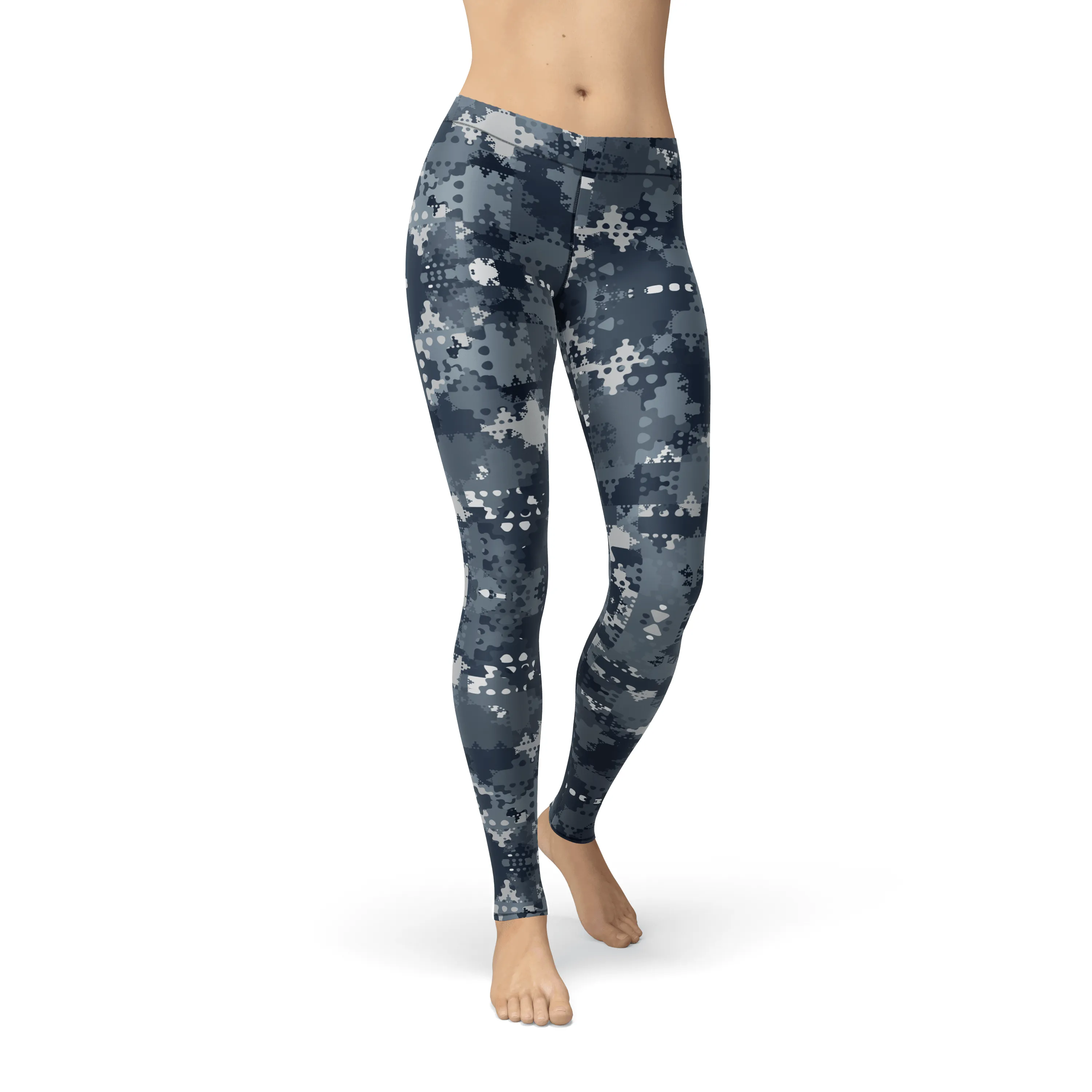 Avery Digital Blue Camo Leggings