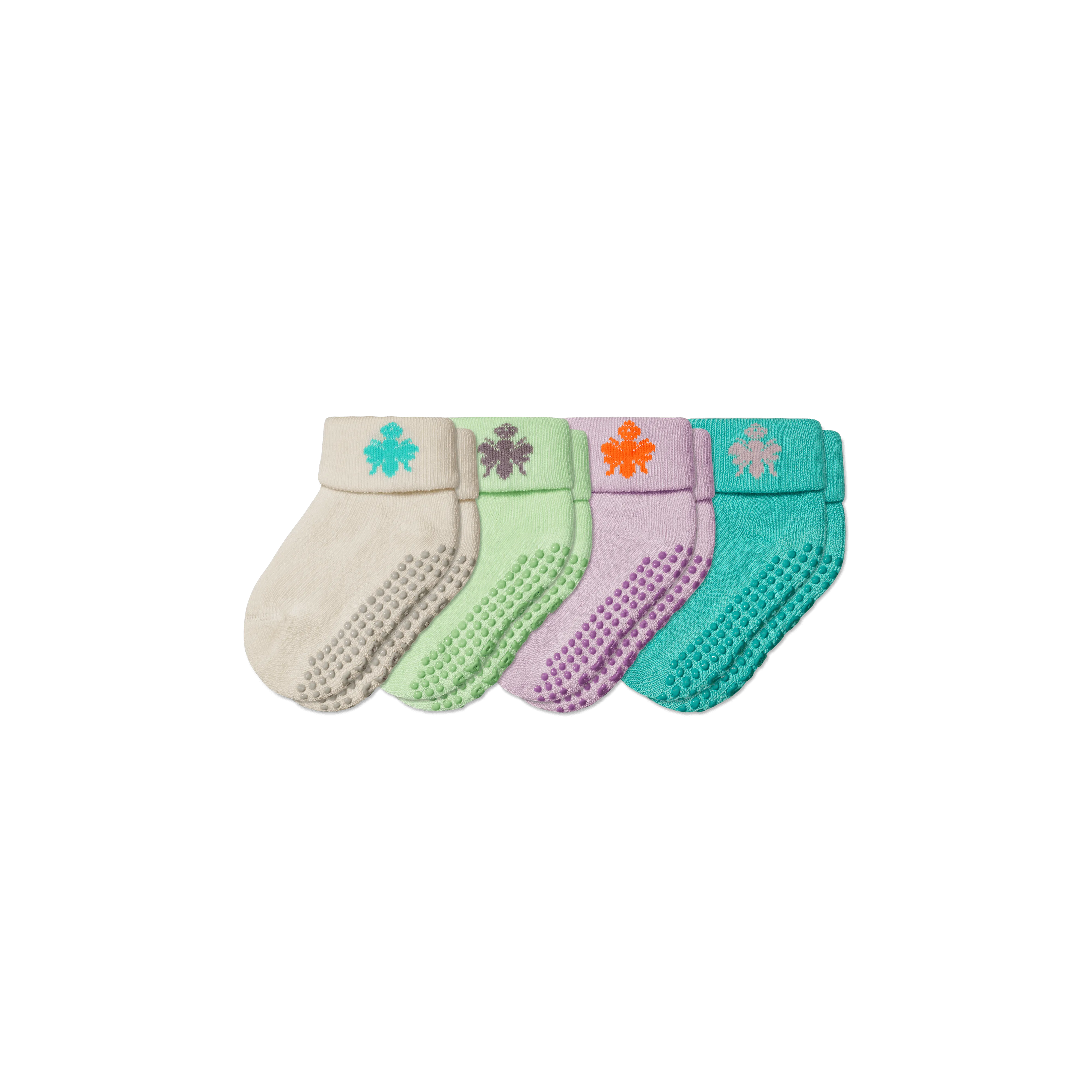 Baby Gripper Socks 4-Pack (6-12 Months)