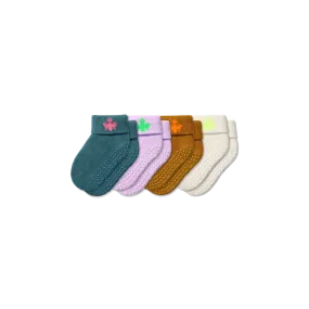 Baby Gripper Socks 4-Pack (6-12 Months)