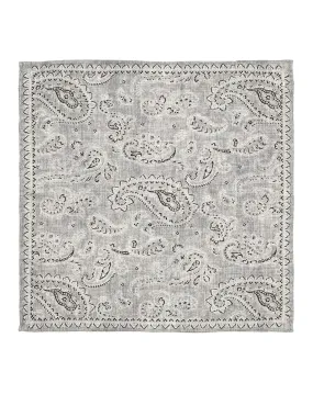 bandana-print silk scarf