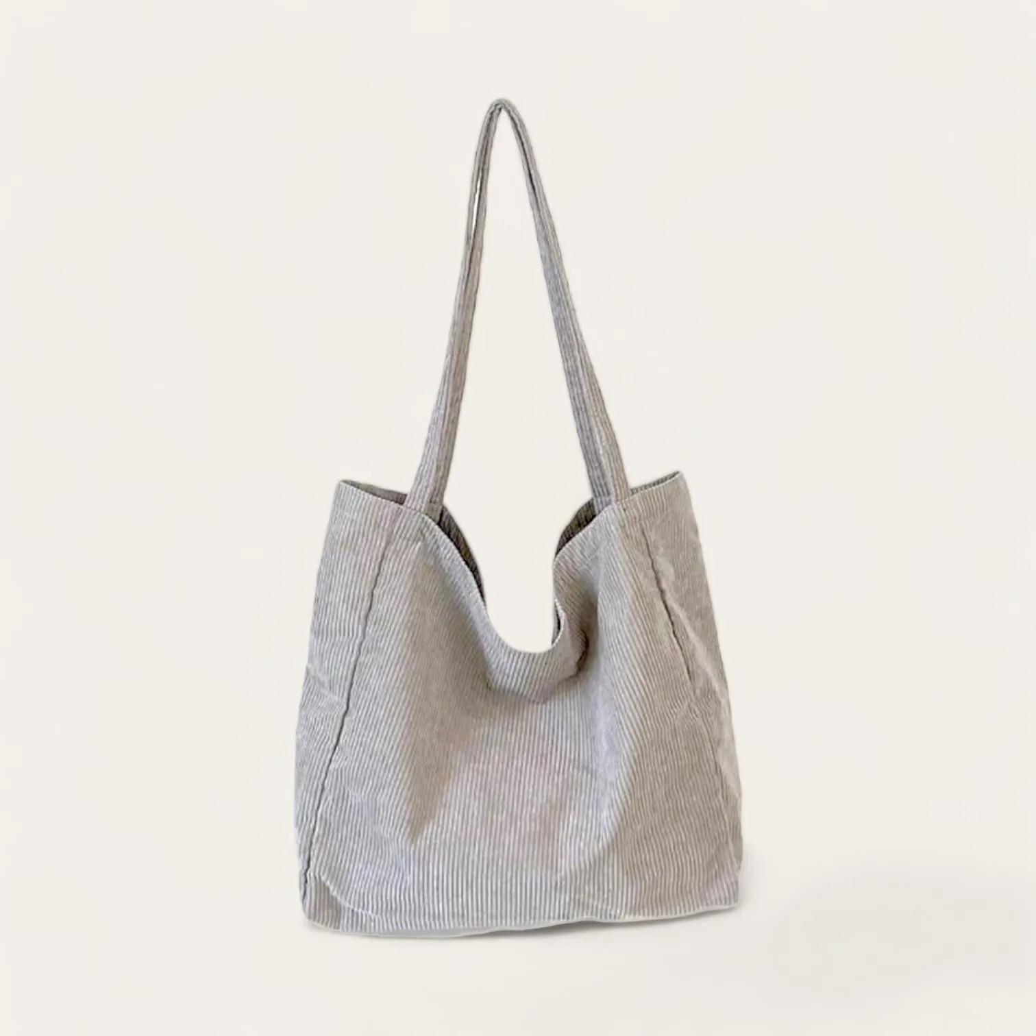 BOLSO Corduroy Shopper Tote Bag