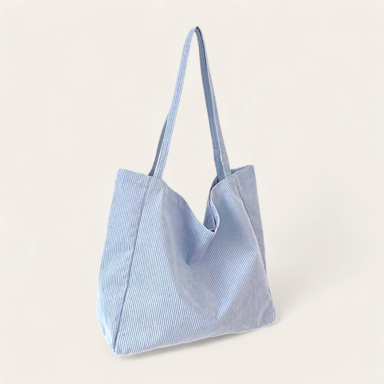 BOLSO Corduroy Shopper Tote Bag