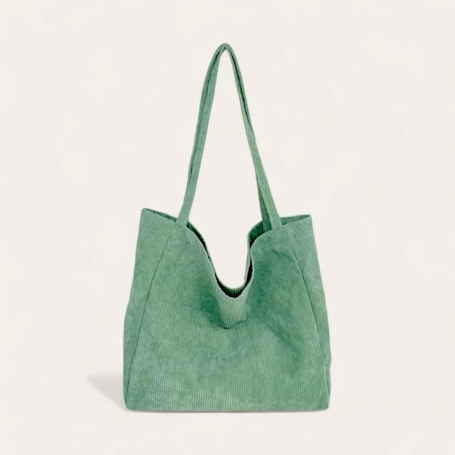 BOLSO Corduroy Shopper Tote Bag