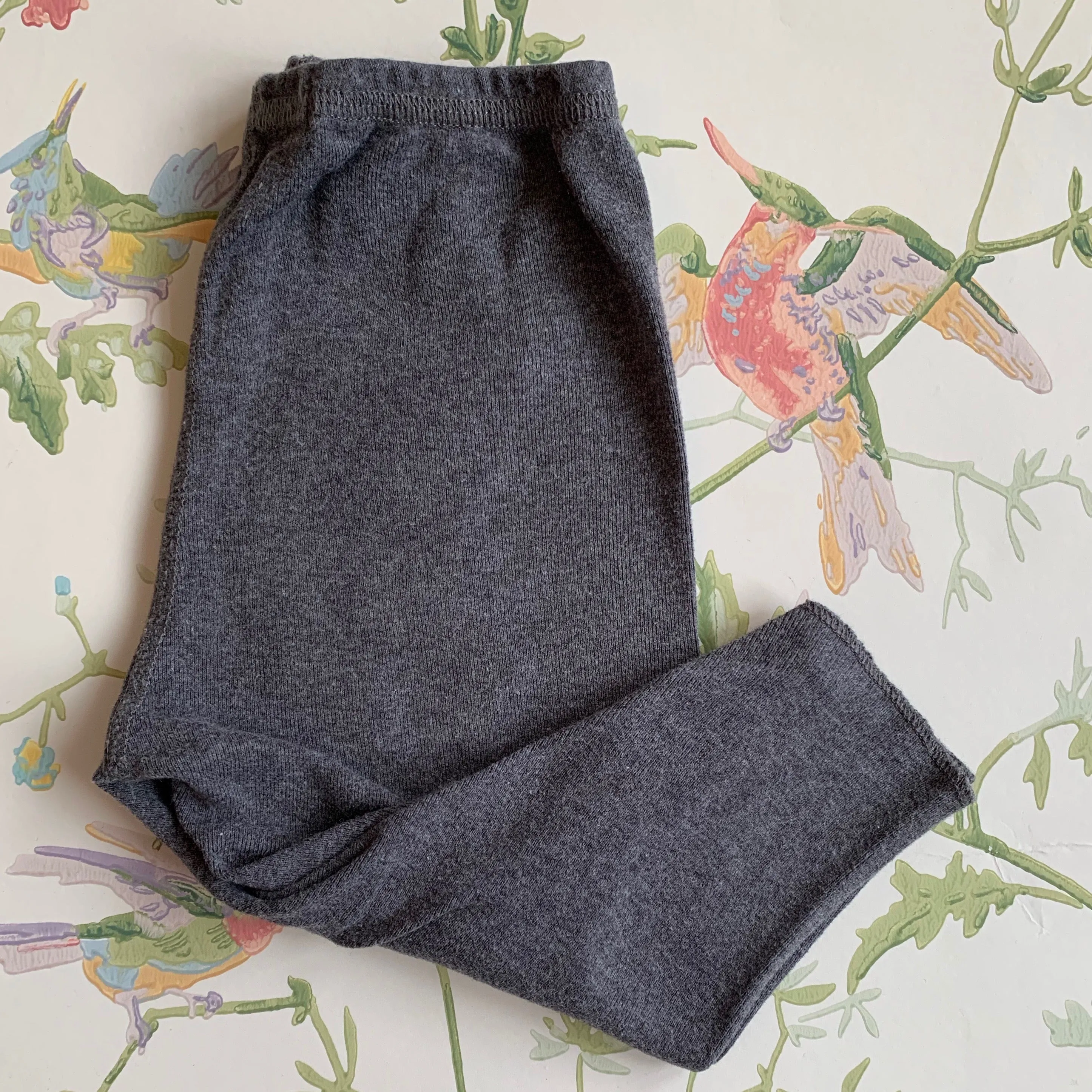 Bonpoint Dark Grey Cotton Leggings: 18 Months (Brand New)