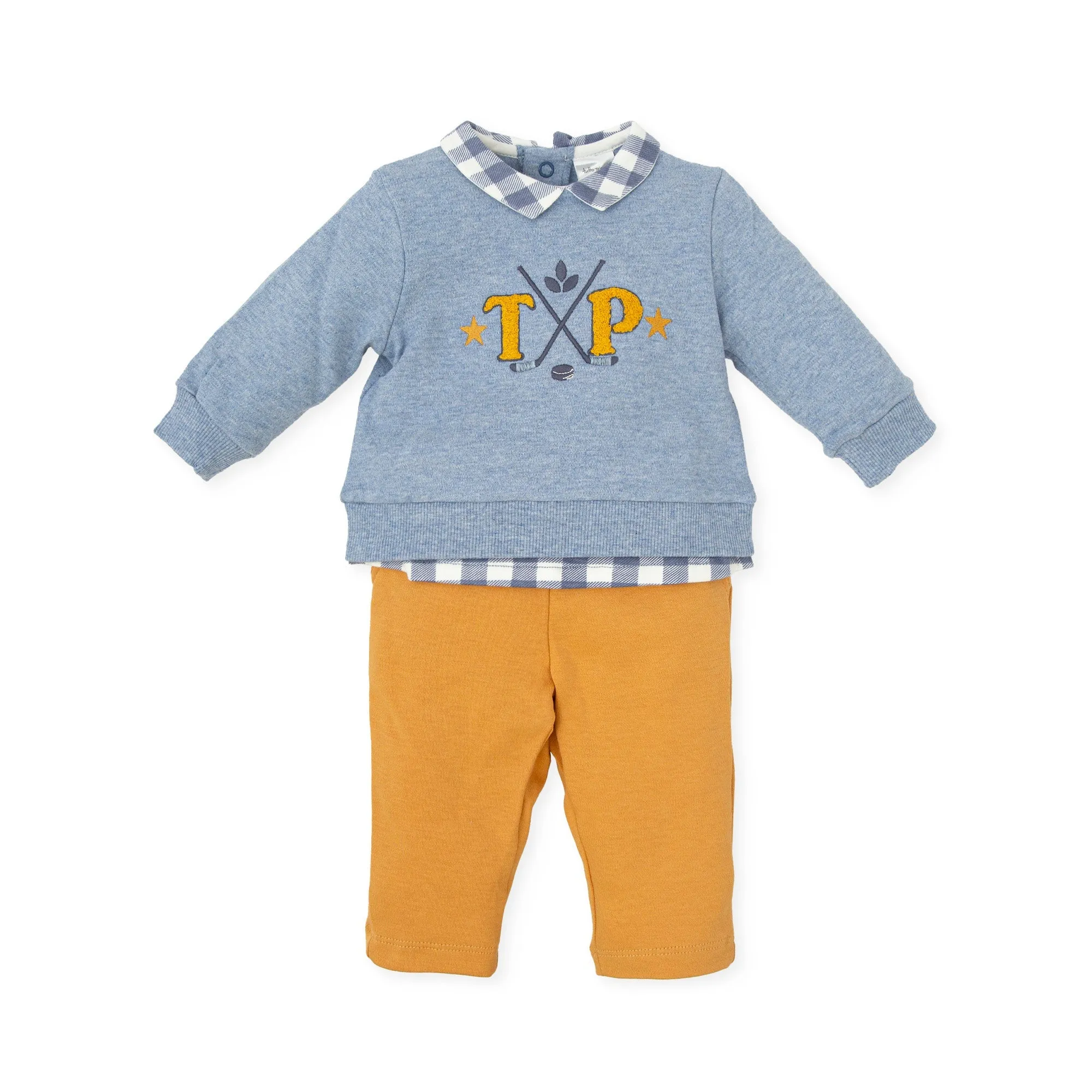 Boy C.L.Cuadro 2 Pieces Set-Mustard