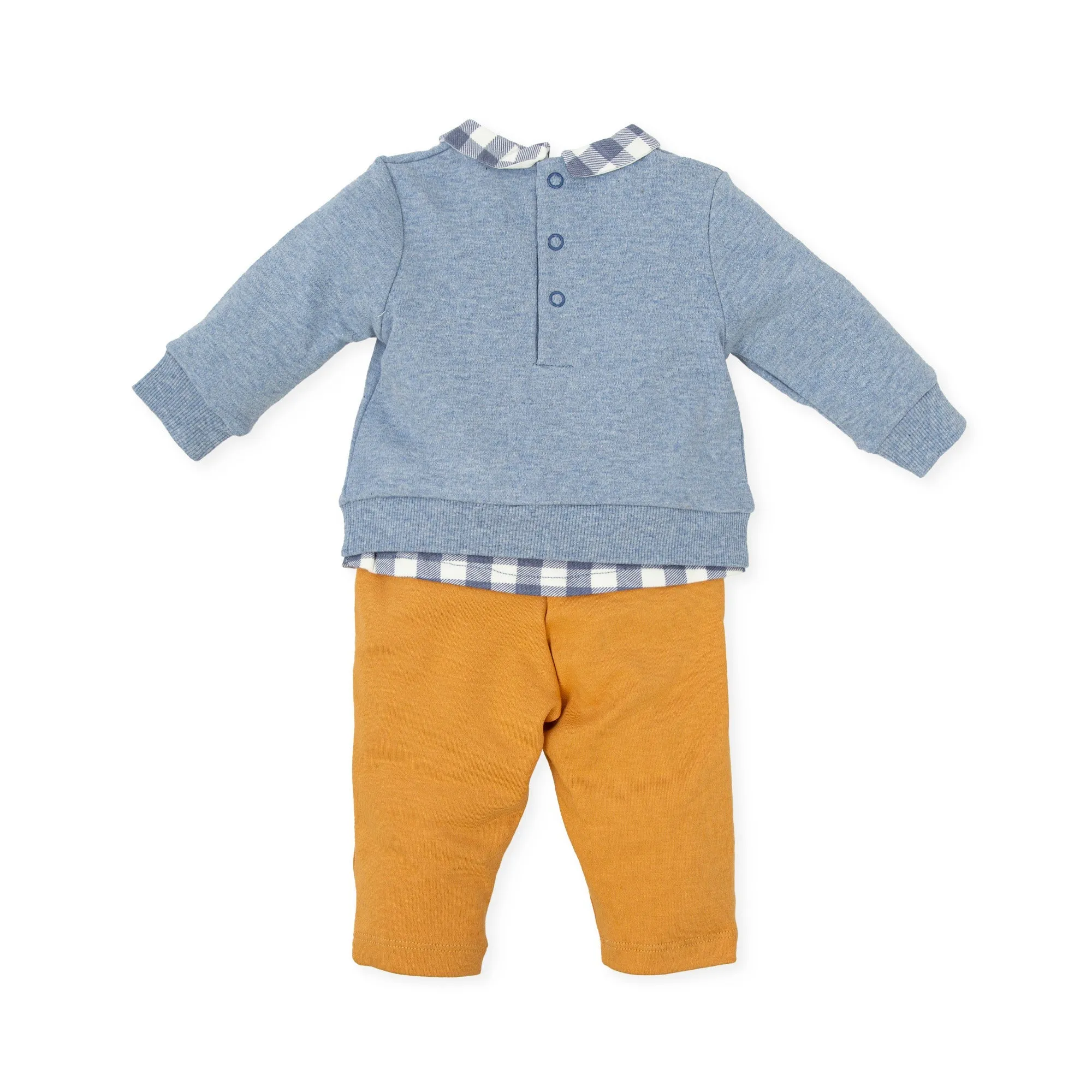 Boy C.L.Cuadro 2 Pieces Set-Mustard