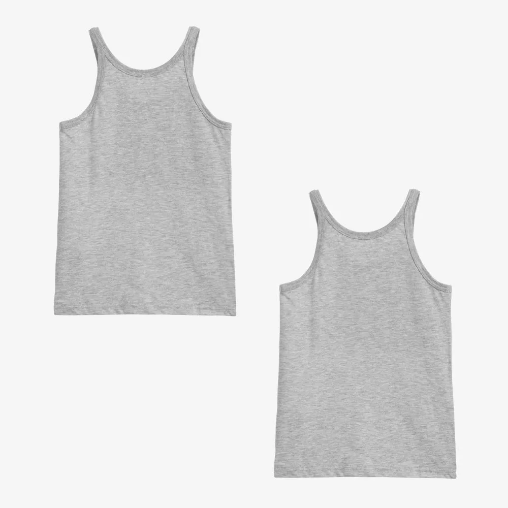 Boys Grey Vests (2 Pack)