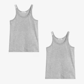 Boys Grey Vests (2 Pack)