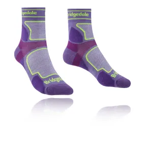 Bridgedale TRAIL RUN Ultralight T2 Coolmax Sport Women's 3/4 Crew Socks - AW24