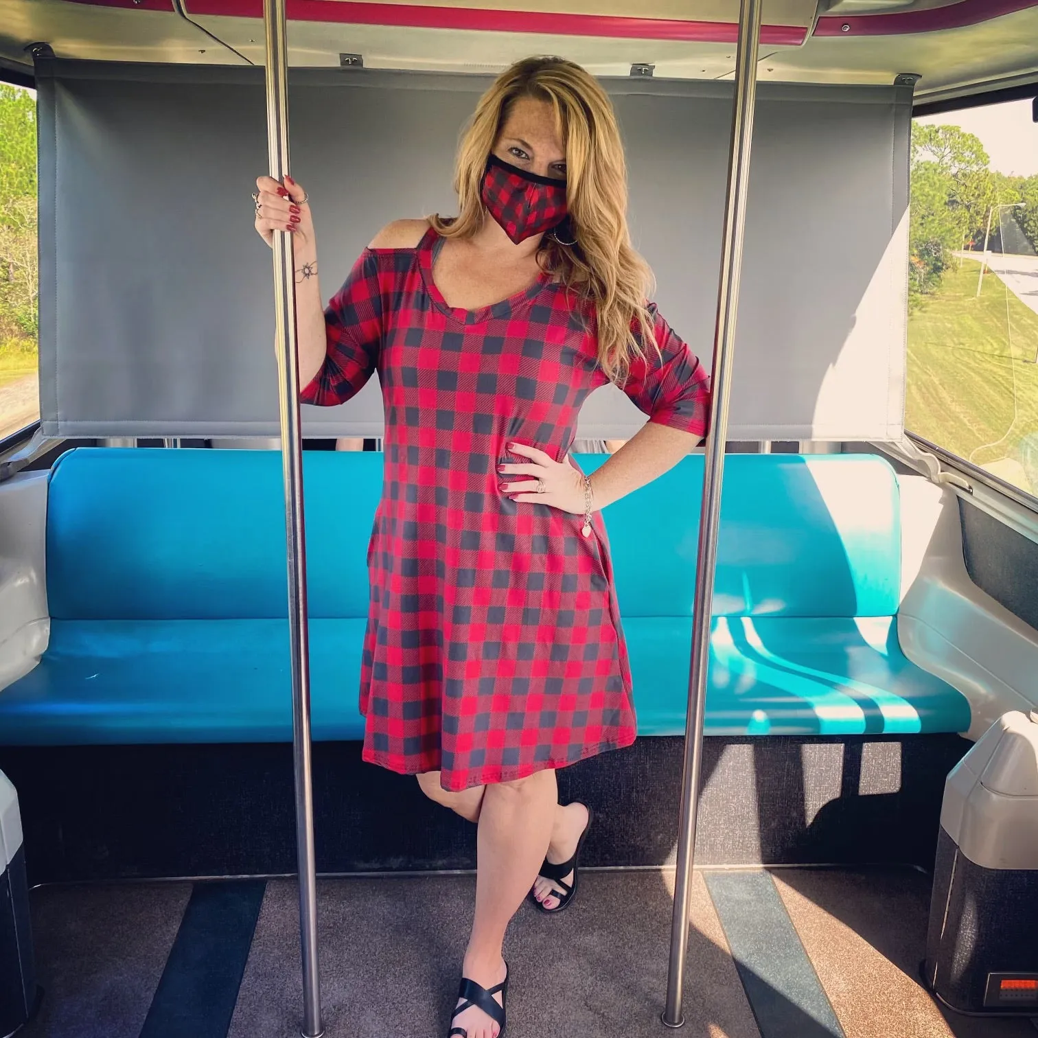 Buffalo Plaid Gracie Dress