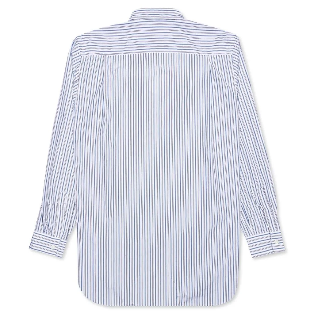 Button Down - Blue/White/Black