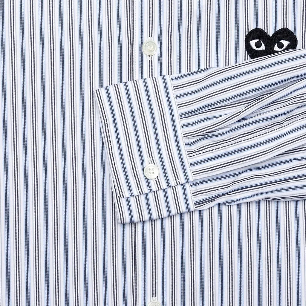 Button Down - Blue/White/Black