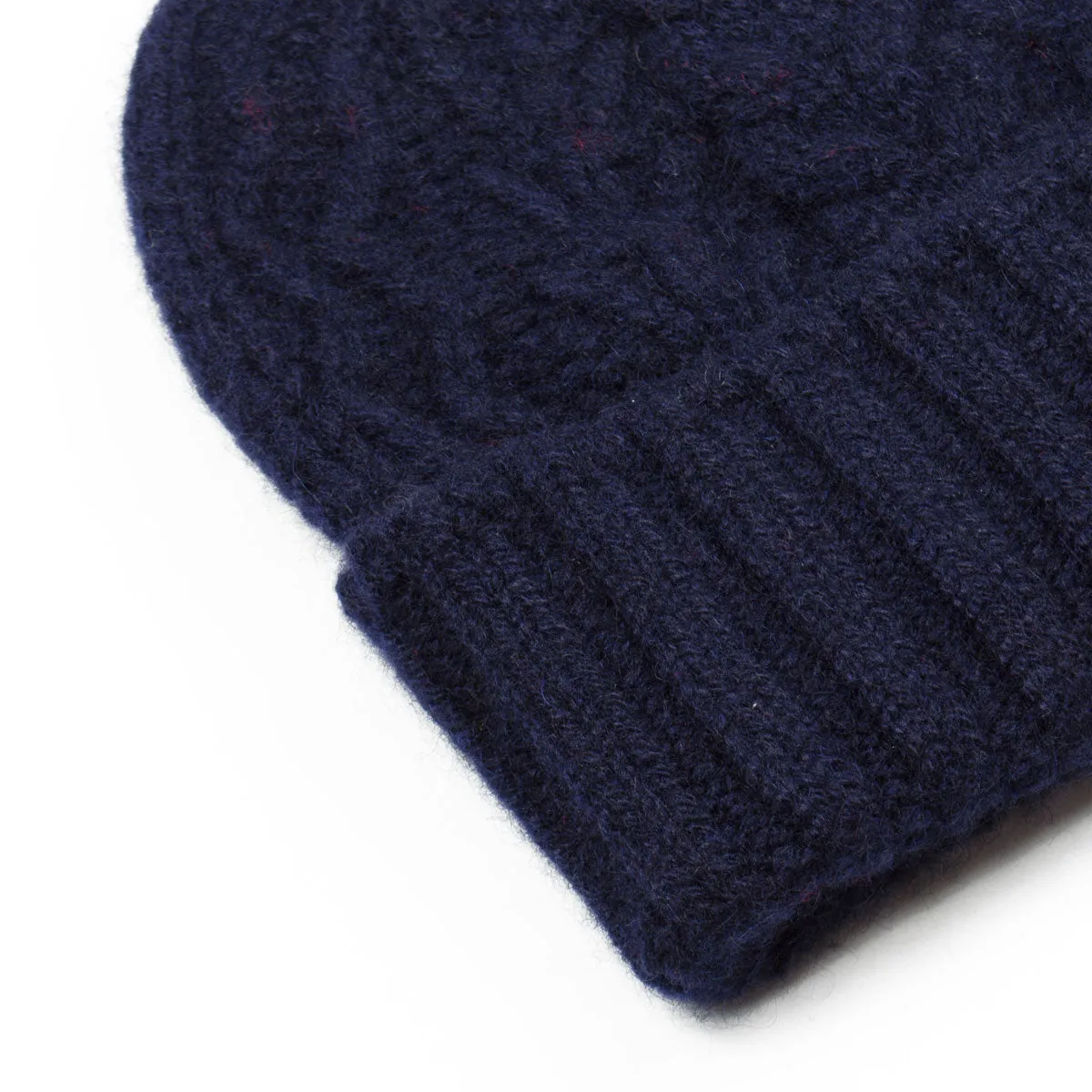 cableami - Cashmere Alan Beanie - Navy