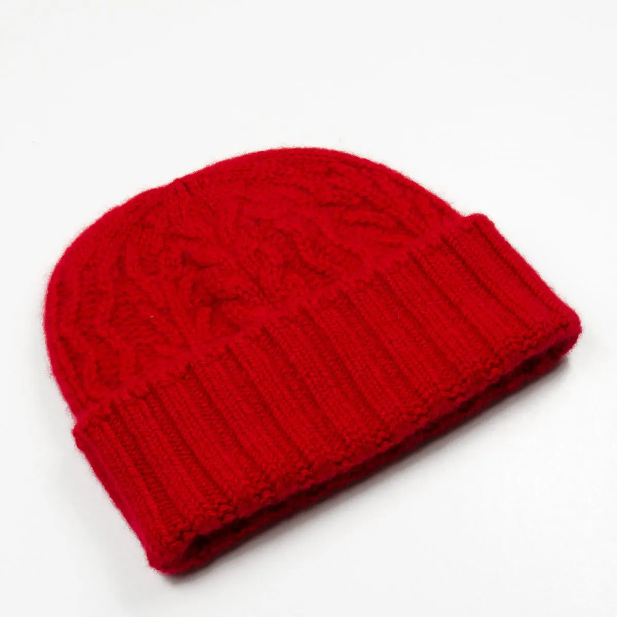 cableami - Cashmere Alan Beanie - Red