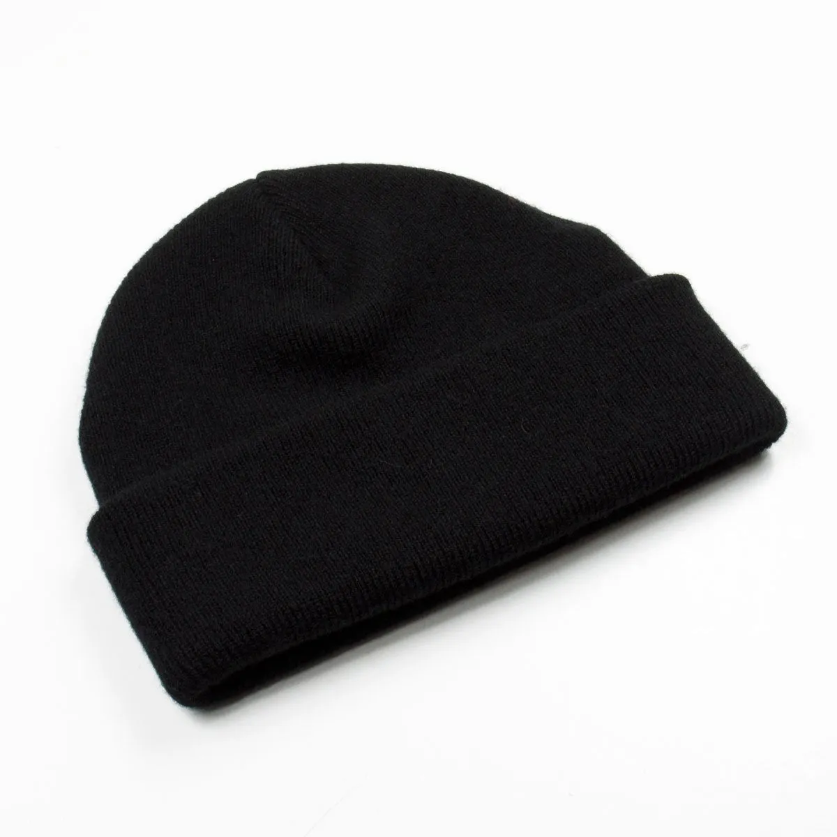 cableami - Cashmere Double Beanie - Black