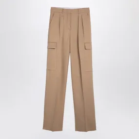 CARAMEL-COLOURED CARGO TROUSERS