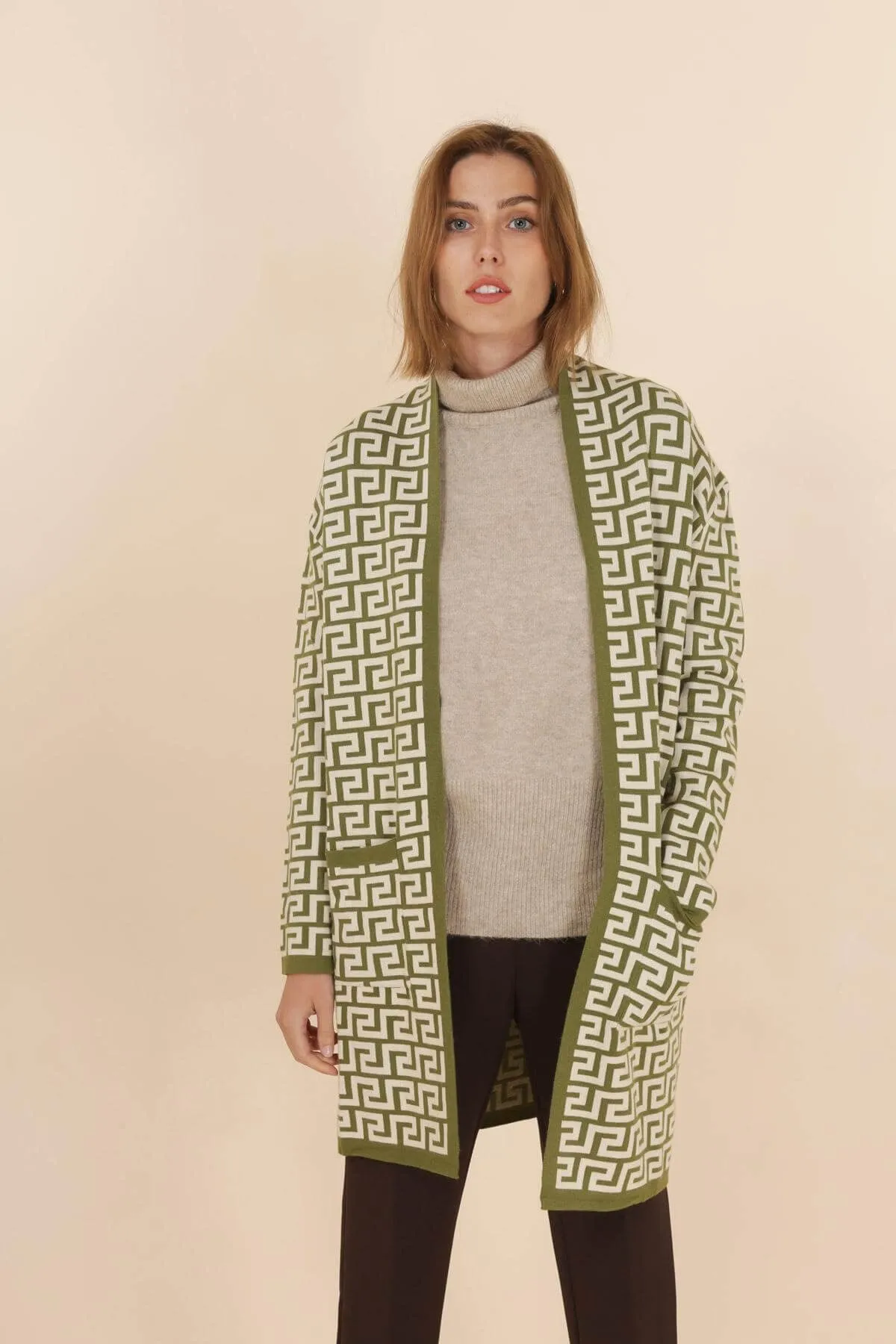 Cardigan Roble verde