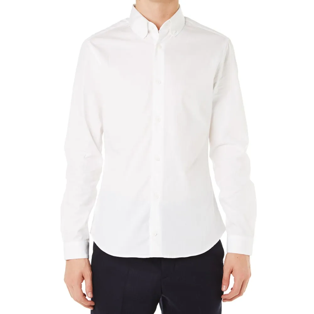 Carven Poplin Button Down ShirtWhite