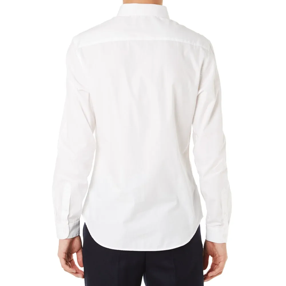 Carven Poplin Button Down ShirtWhite