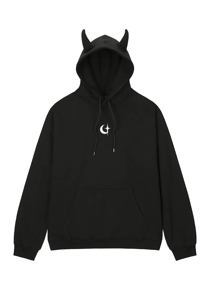 CLUT STUDIO  |●CLUT STUDIO● 0 5 devil hoodie (2color) unisex