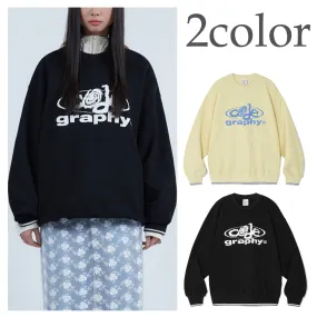 Code graphy  |Unisex Street Style Long Sleeves Plain Logo