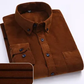 Cozy-Up Men Corduroy Shirts