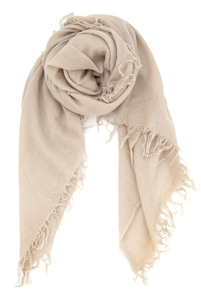 Doeskin Cashmere & Silk Scarf