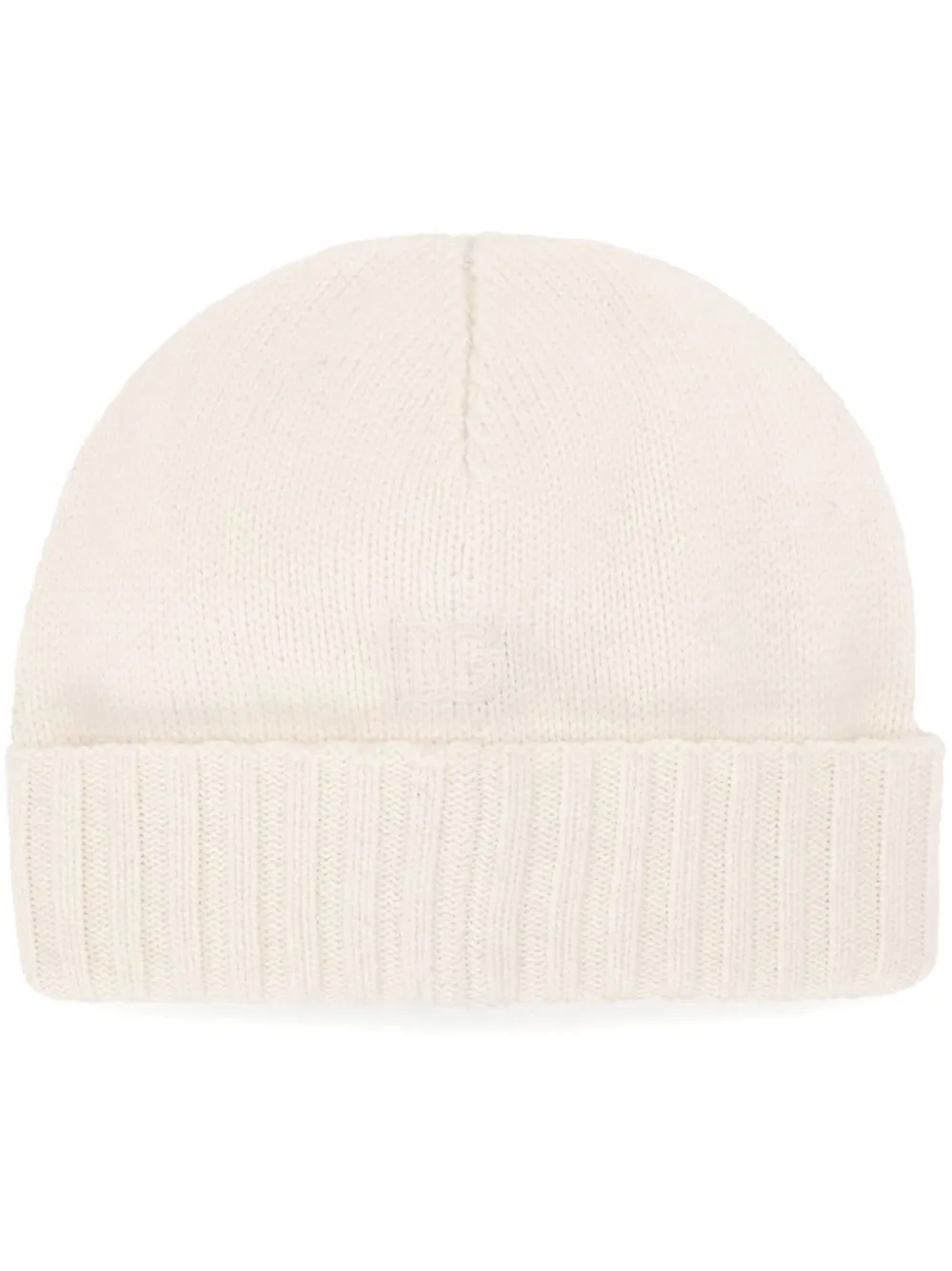 Dolce & Gabbana cashmere beanie - White