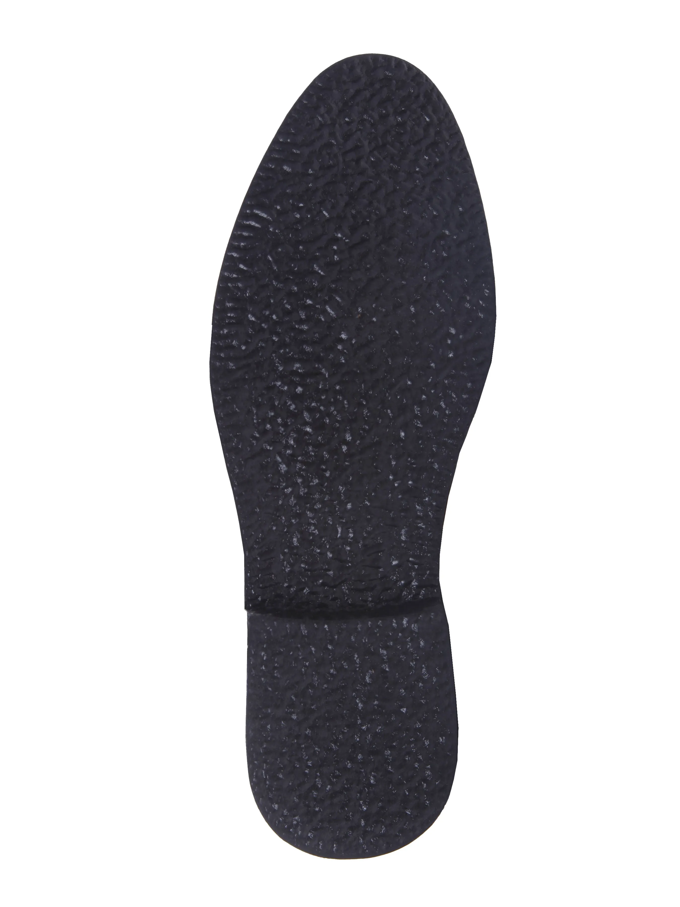 Double Monk Strap - Black Croco Leather (Crepe Sole)