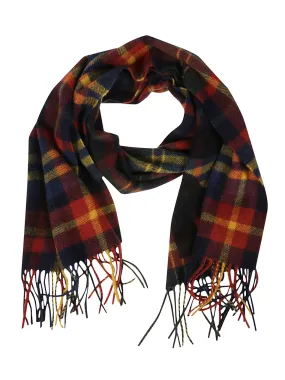 Dsquared2 Checked Fringed Scarf