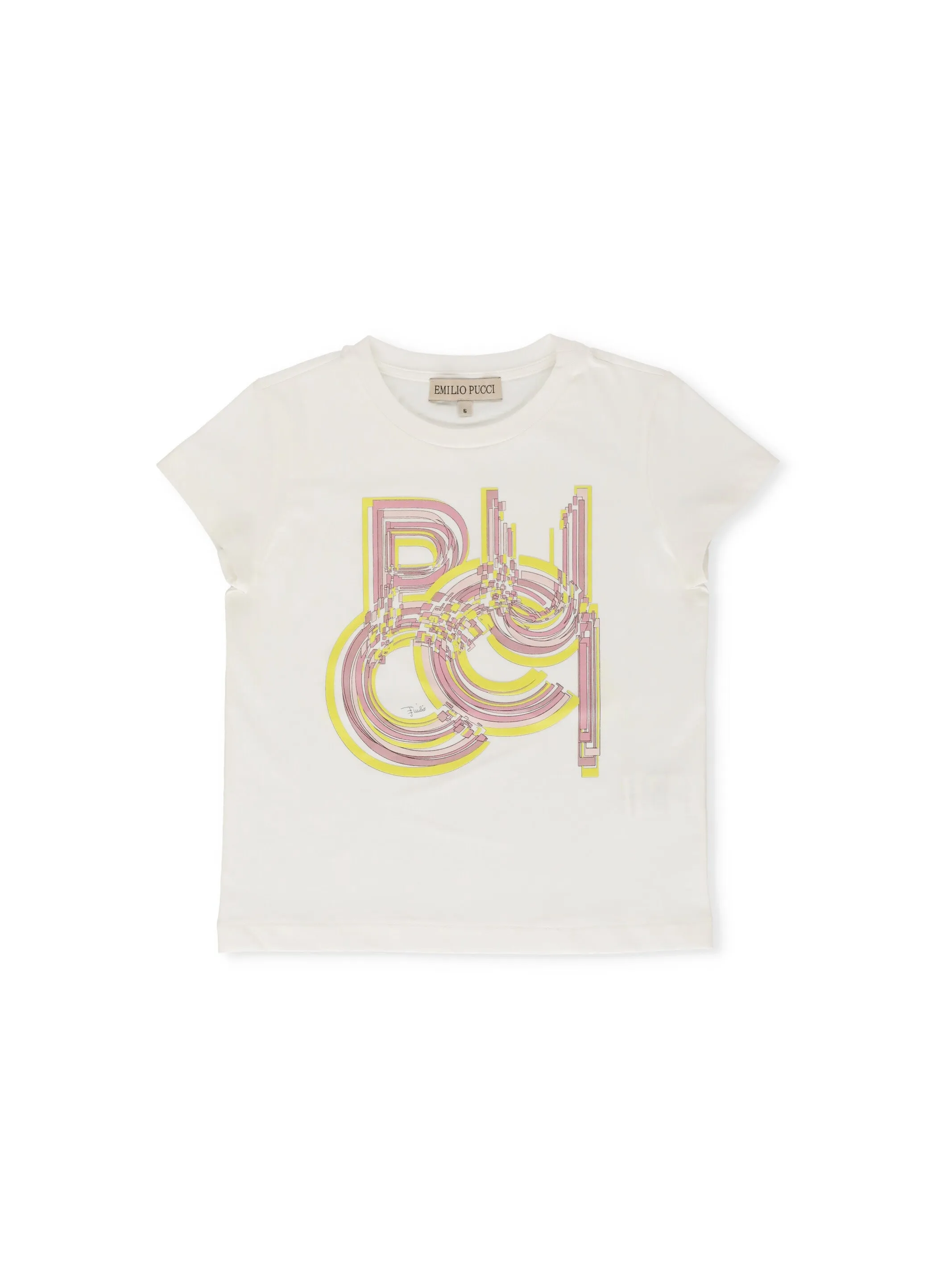 Emilio Pucci Junior Logo Printed Crewneck T-Shirt