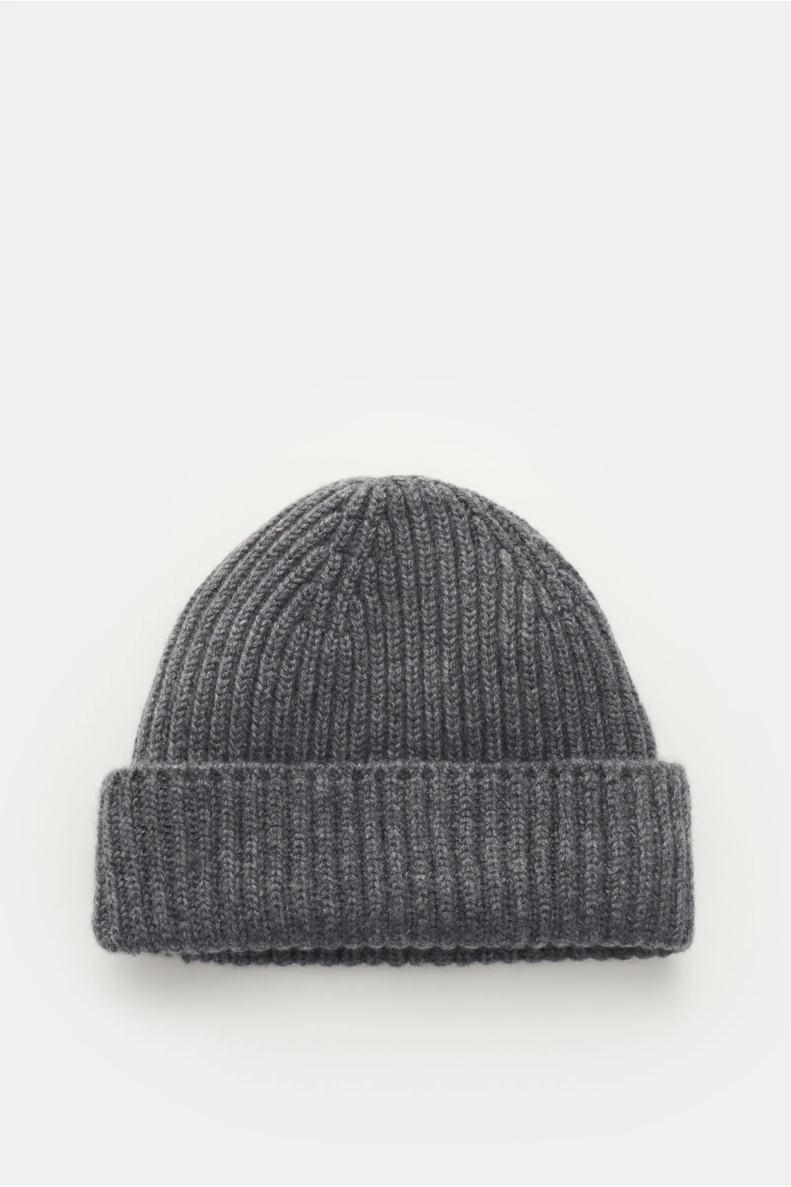 FEDELI cashmere beanie 'Alfredo' dark grey