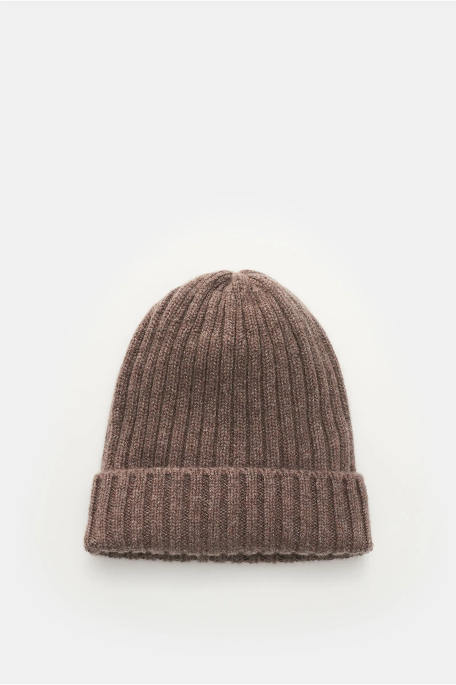 FEDELI cashmere beanie 'Bruno' grey-brown