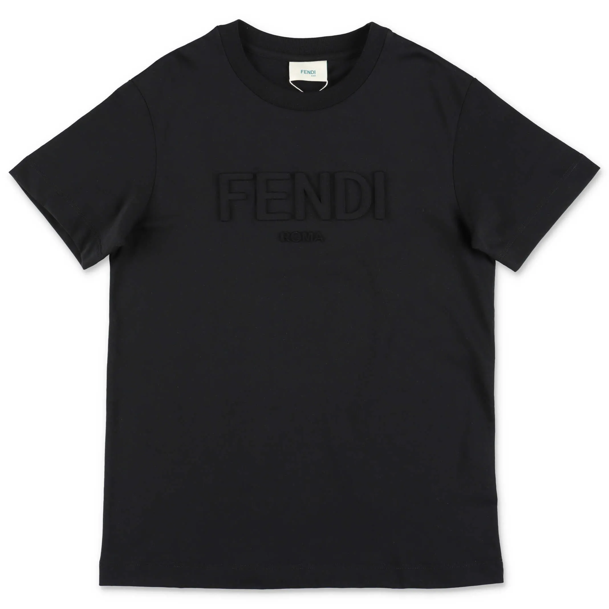 Fendi Kids Logo Embossed T-Shirt