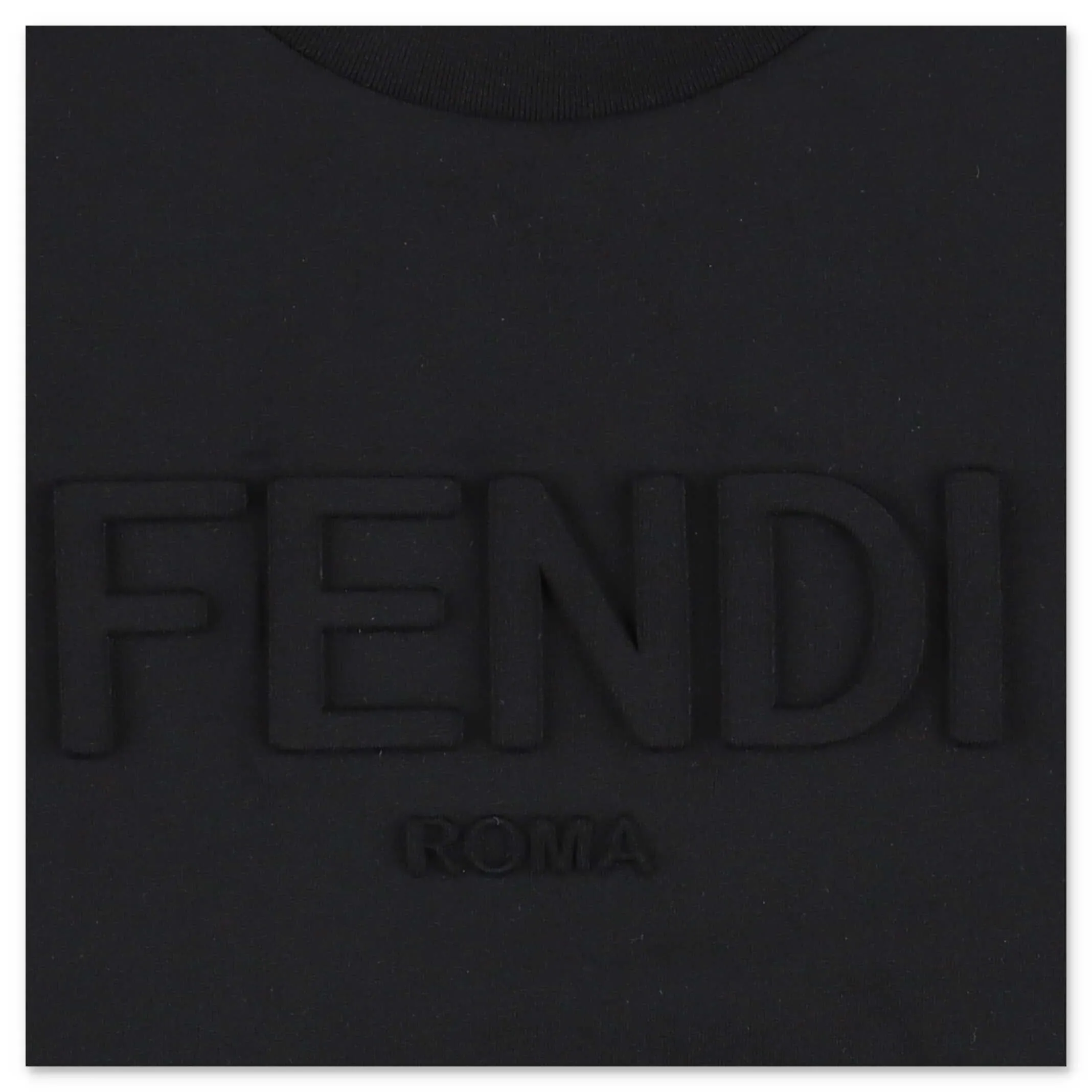 Fendi Kids Logo Embossed T-Shirt