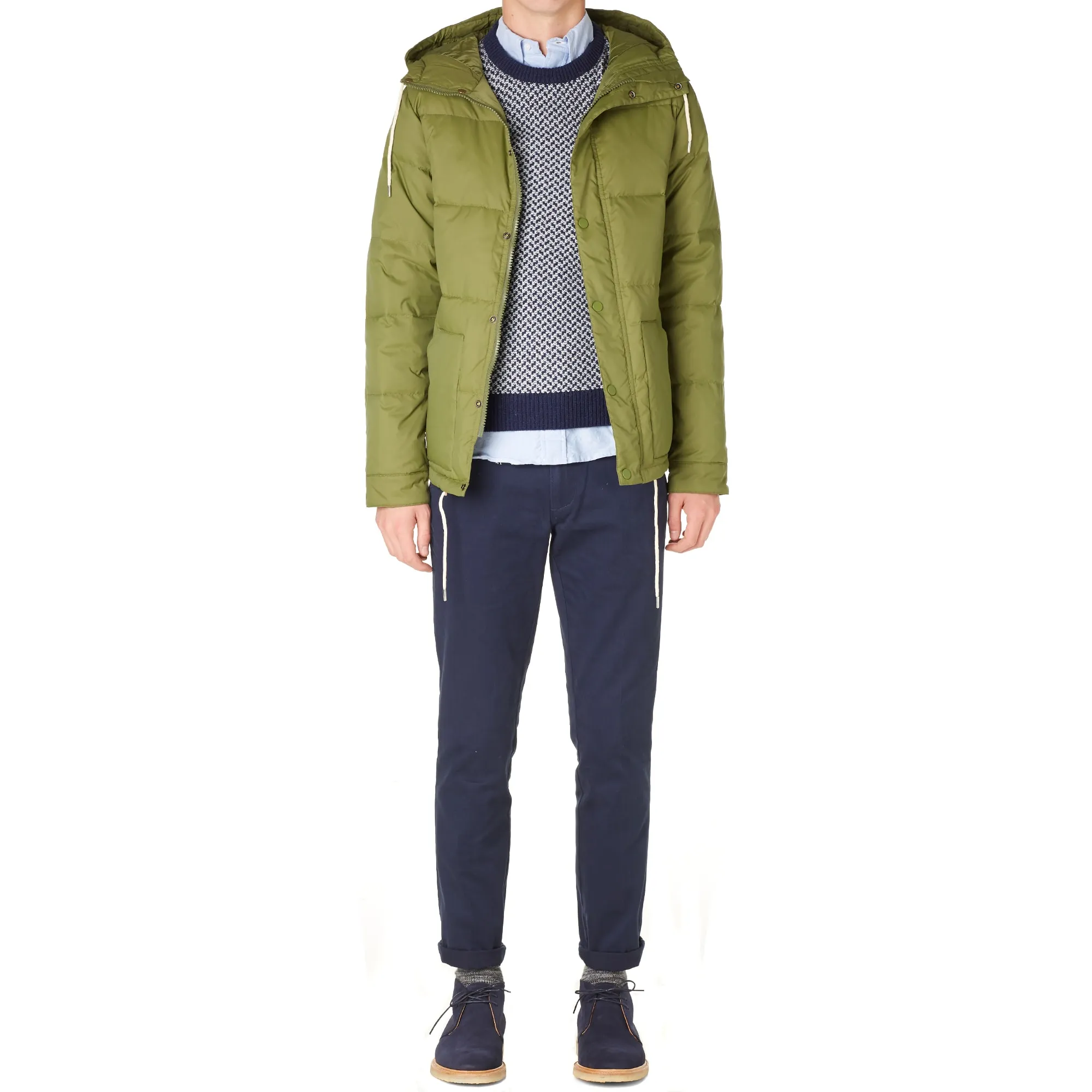 GANT Rugger Hooded Down JacketOlive