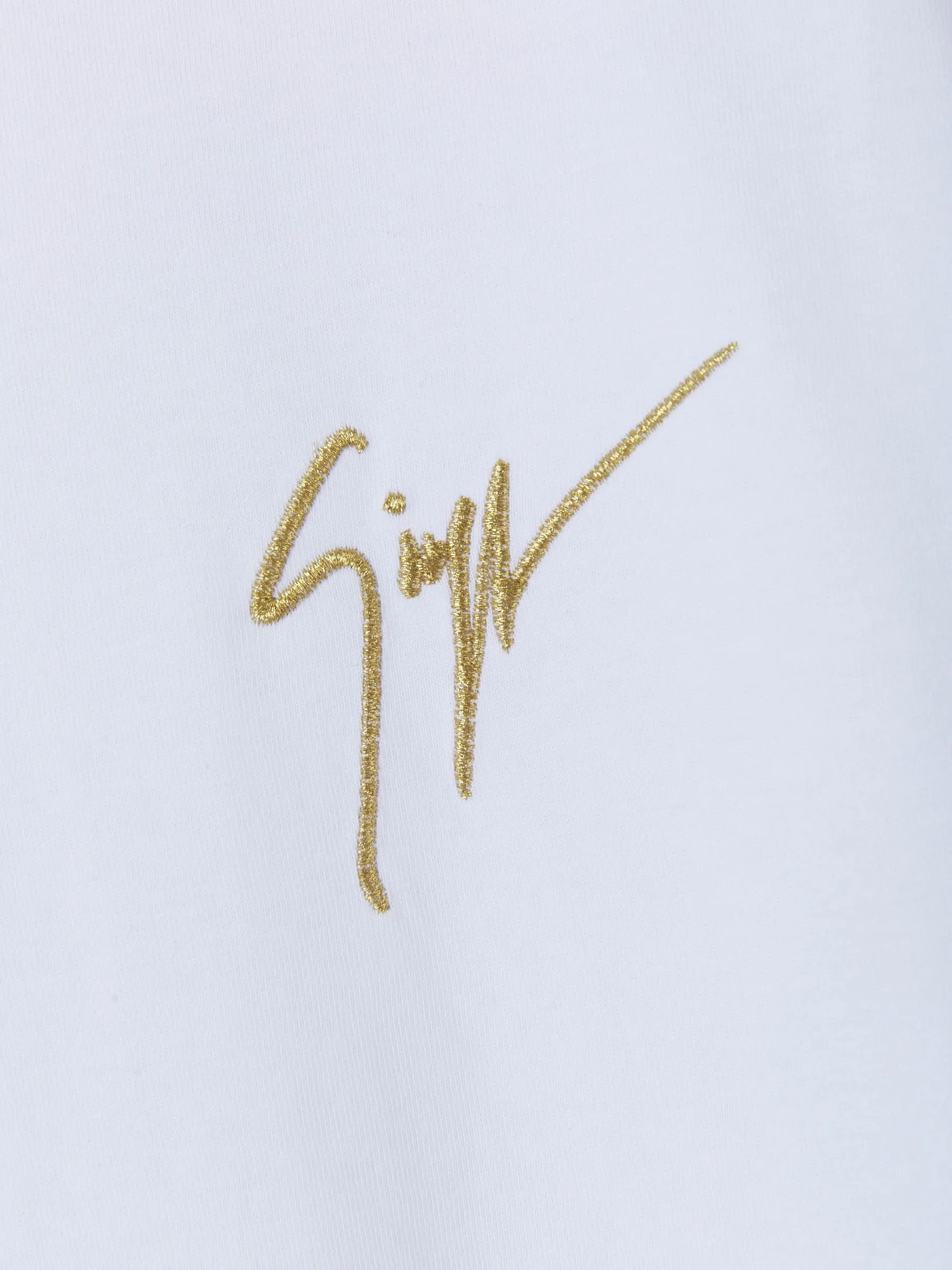 Giuseppe Zanotti Logo Embroidered Crewneck T-Shirt