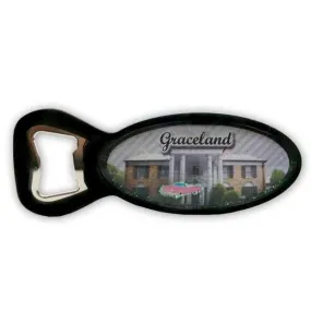 Graceland Waterglobe Bottle Opener Magnet